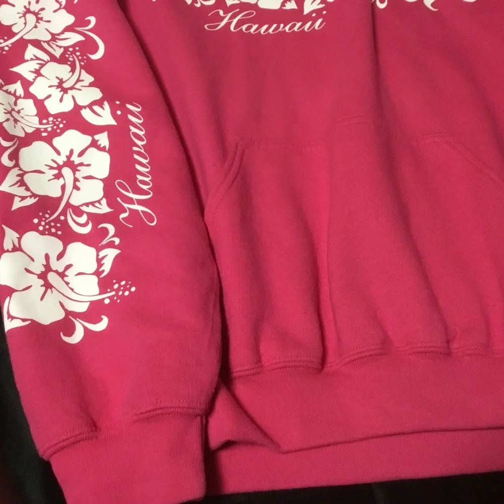 Pink Hawaii Women’s Large Hoodie (NEW) from Hawaii NICE! - Picture 3 of 14
